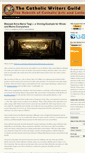 Mobile Screenshot of blog.catholicwritersguild.com