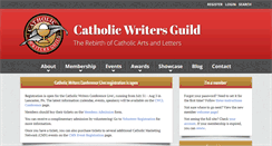 Desktop Screenshot of catholicwritersguild.org